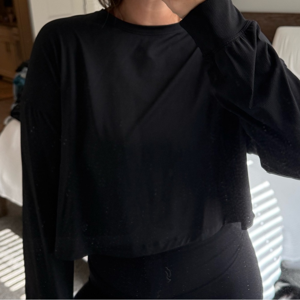 lululemon athletica Black Long Sleeve Tee